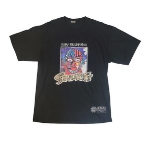 Dibuho Philippines Mens Black Graphic Tee Size 3XL‎
